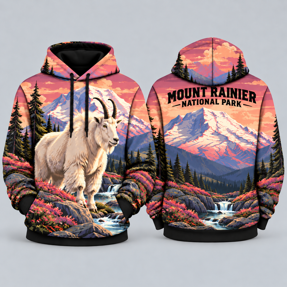 Mount Rainier Park Hoodie
