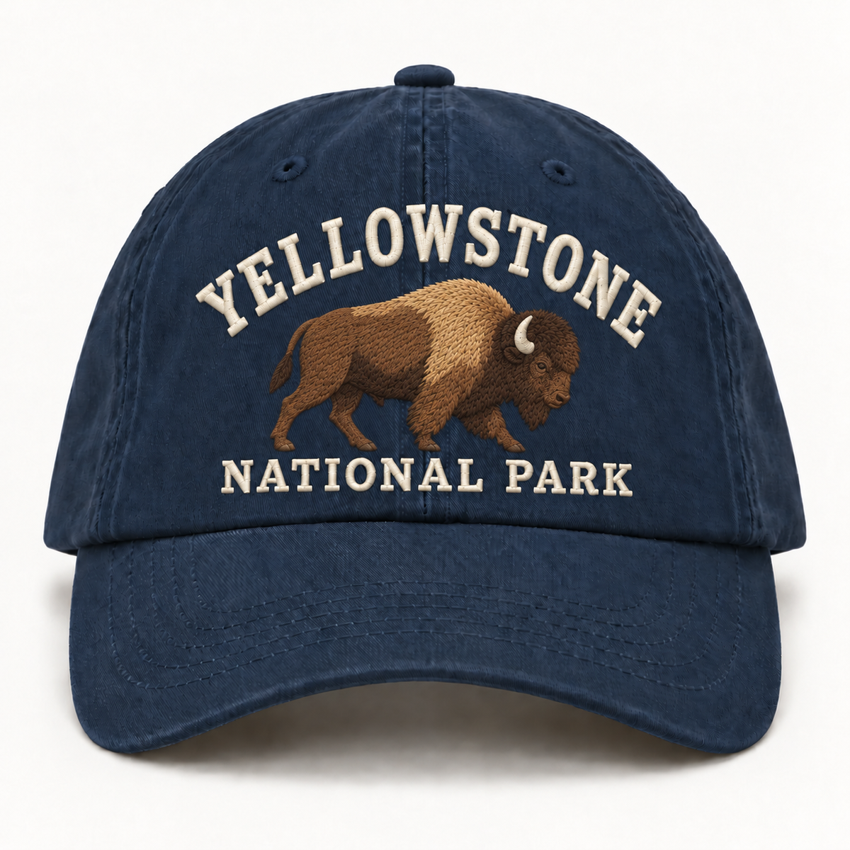 Yellowstone National Park Wild Animal Embroidered Hat