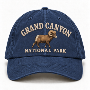 Grand Canyon National Park Wild Animal Embroidered Hat