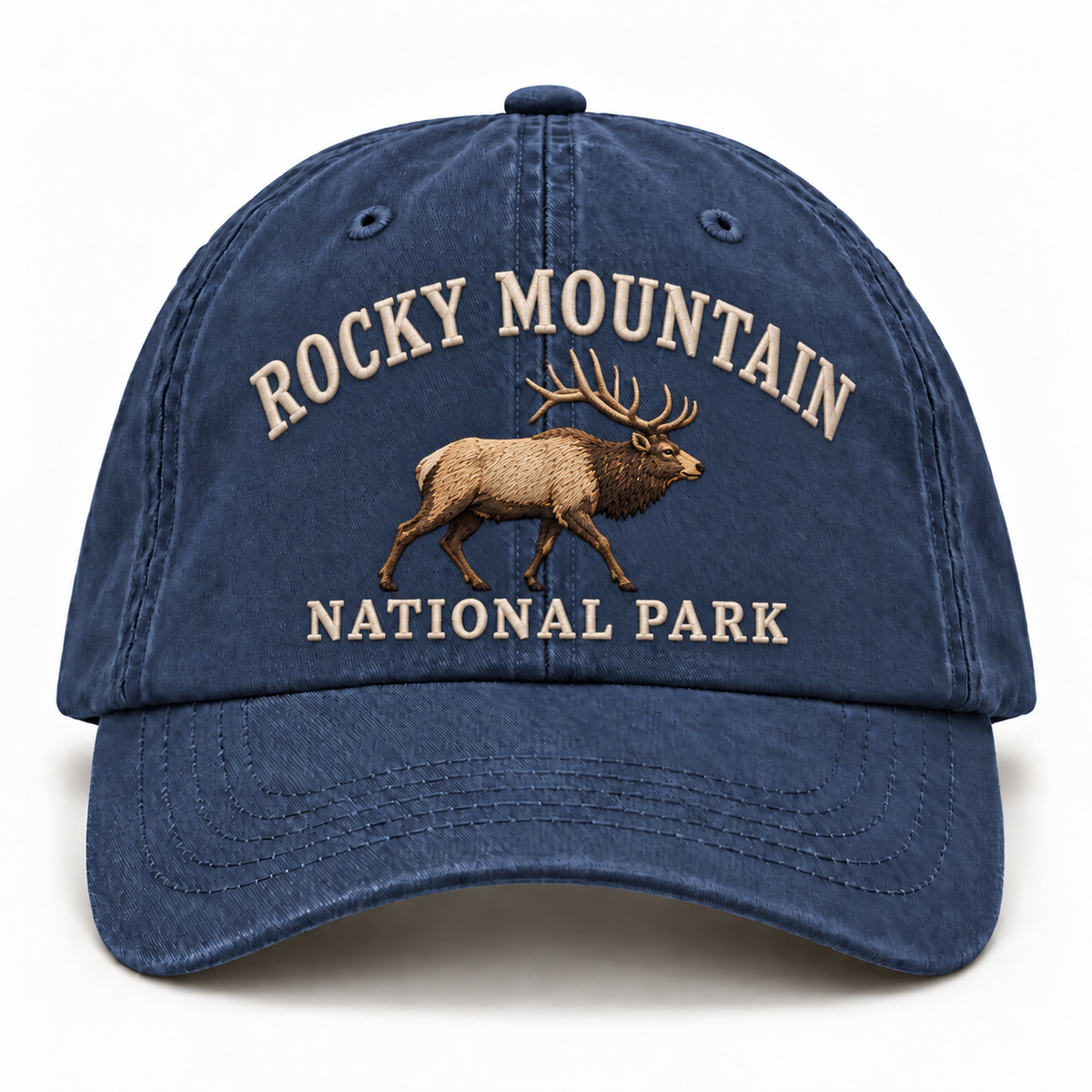 Rocky Mountain National Park Wild Animal Embroidered Hat