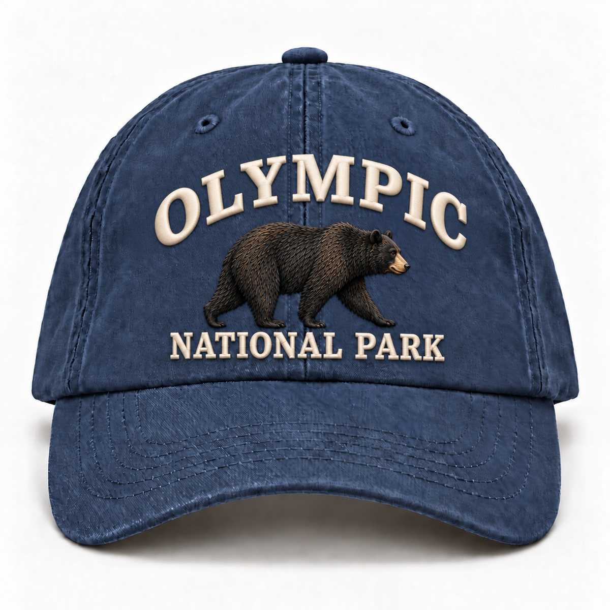 Olympic National Park Wild Animal Embroidered Hat