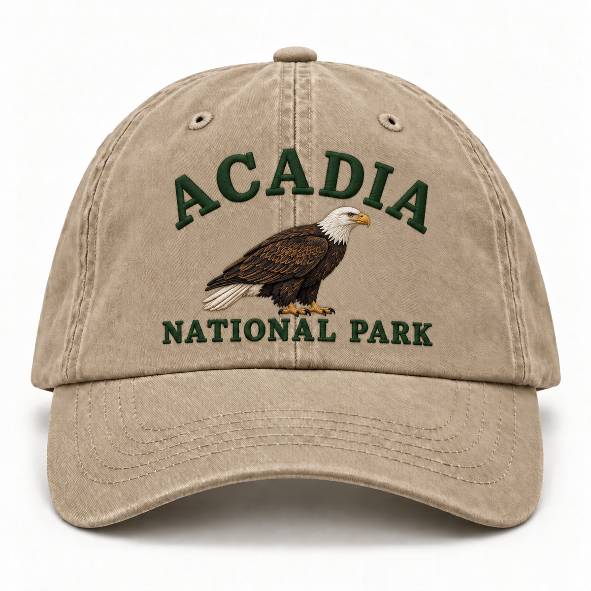Acadia National Park Wild Animal Embroidered Hat