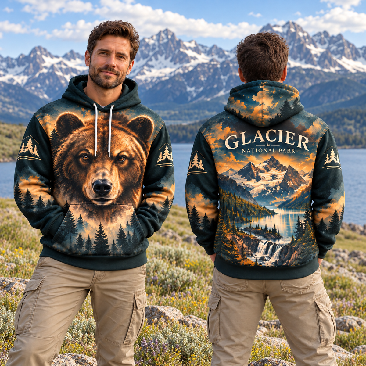 Glacier National Park Wildlife Hoodies
