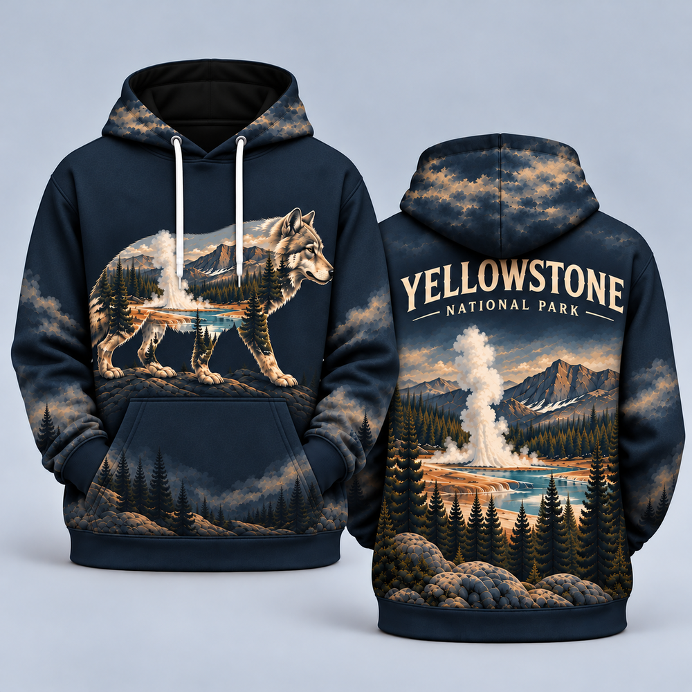 Yellowstone National Park Wild Within Hoodies