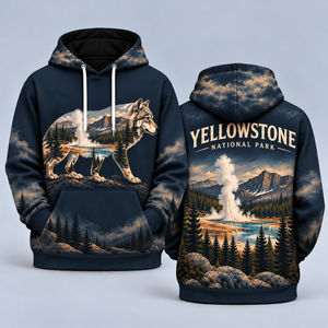 Yellowstone National Park Wild Within Hoodies
