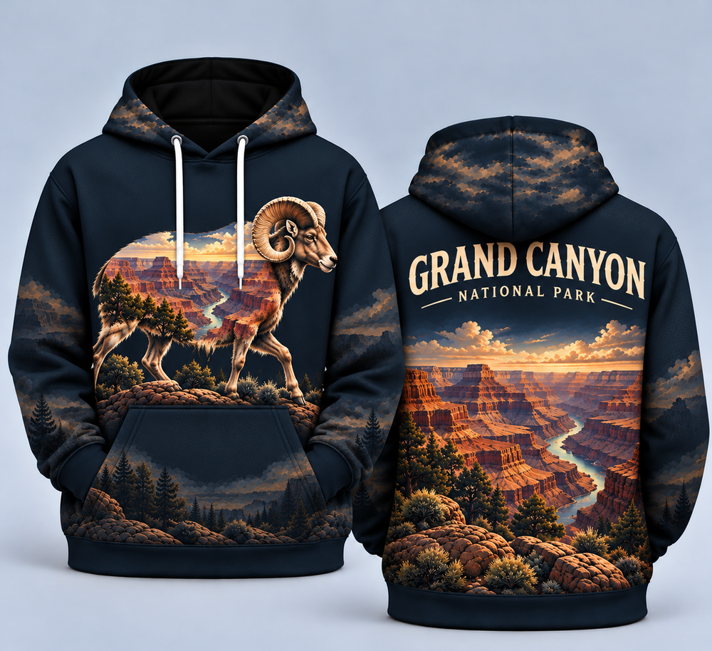 Grand Canyon National Park Wild Within Hoodies
