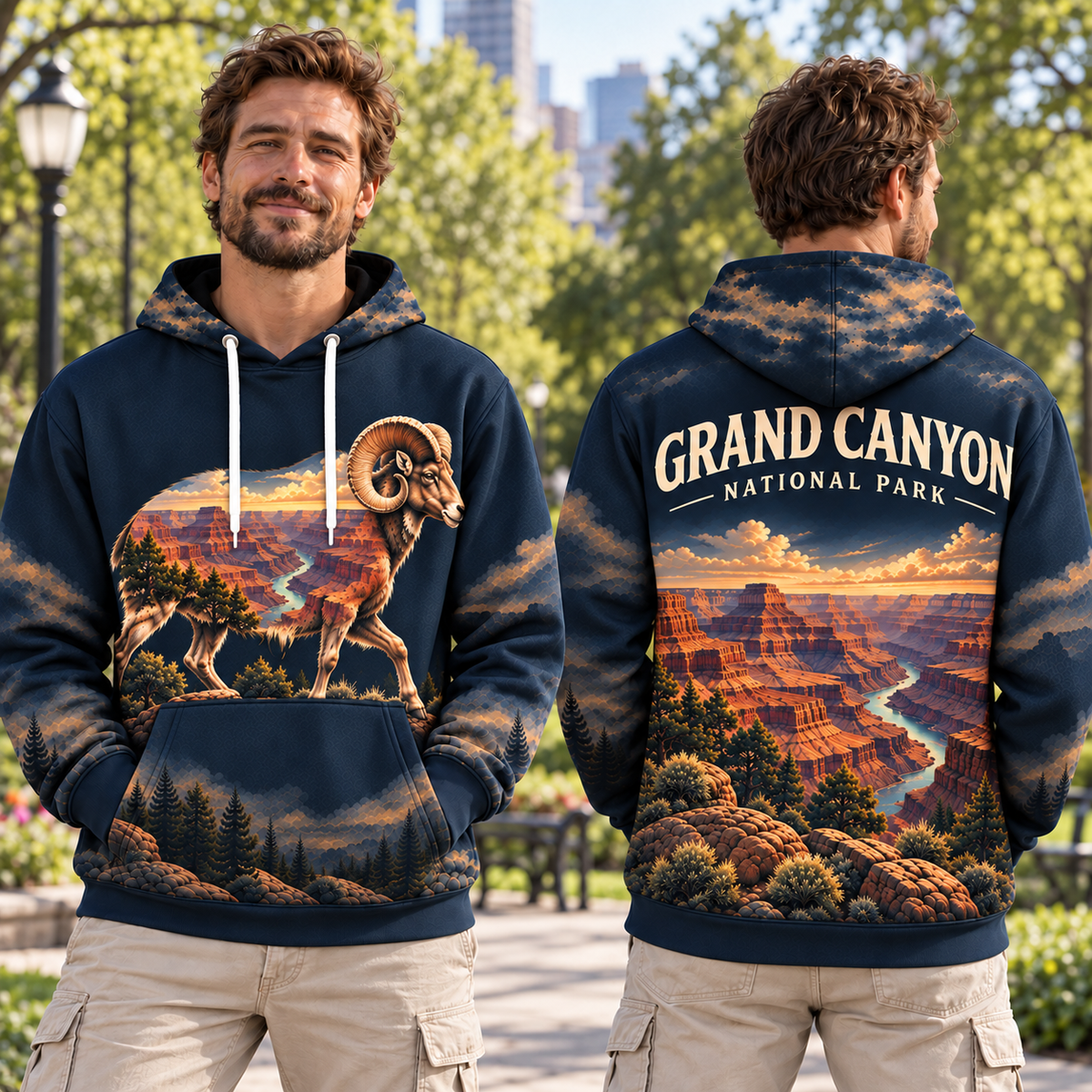 Grand Canyon National Park Wild Within Hoodies