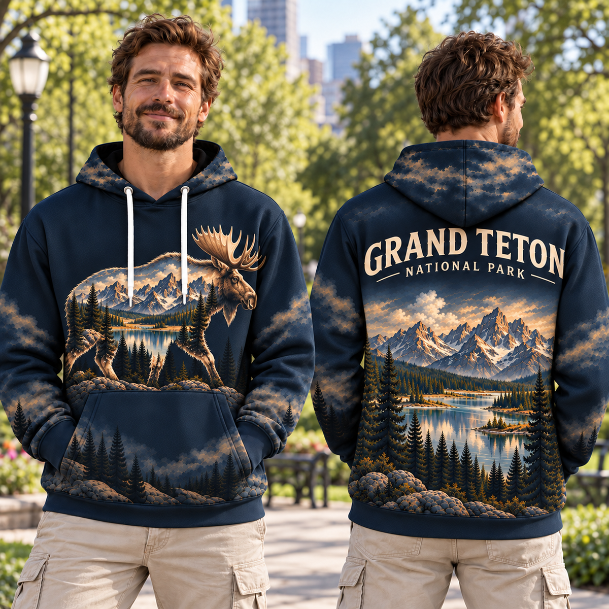 Grand Teton National Park Wild Within Hoodies