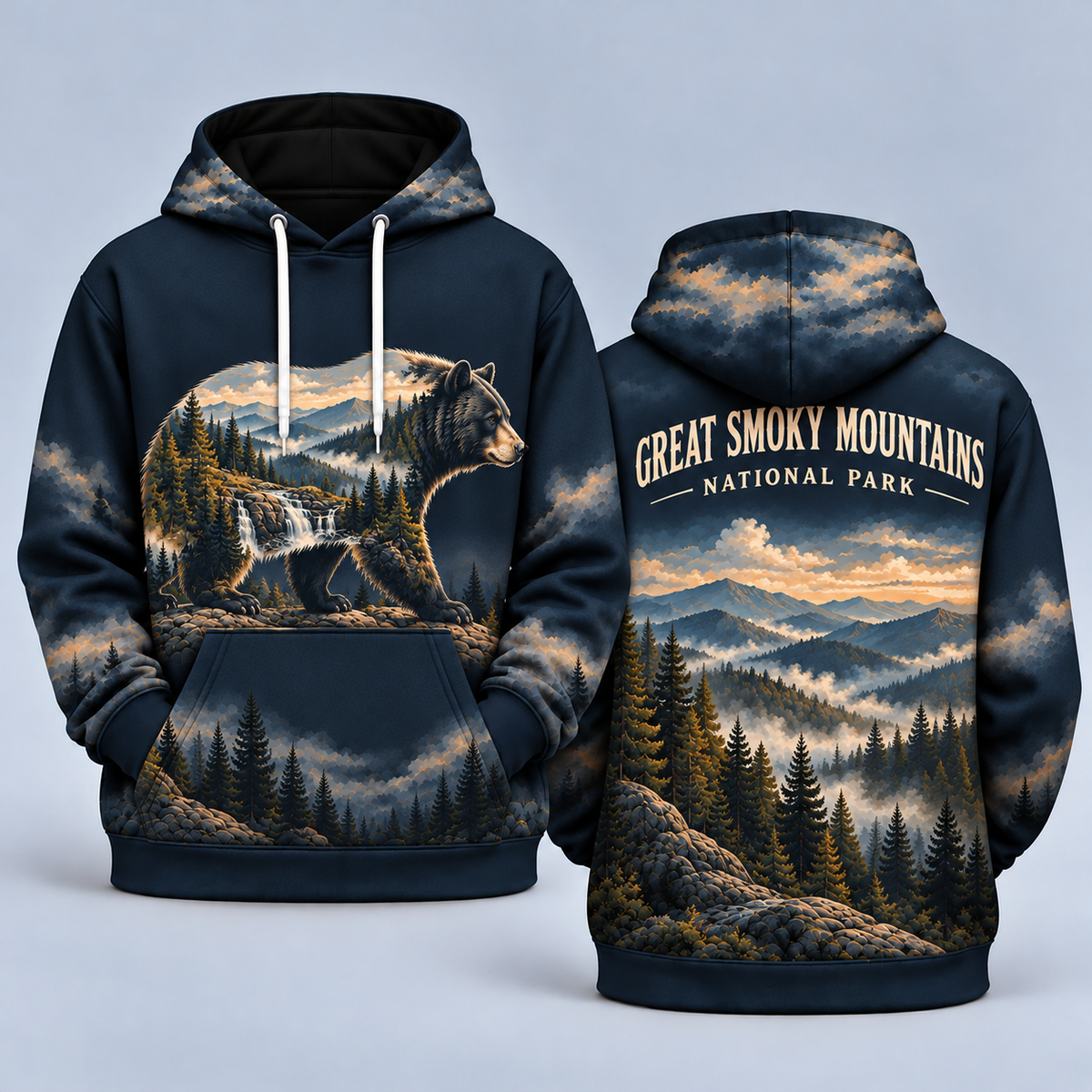 Great Smoky Mountains National Park Wild Within Hoodies