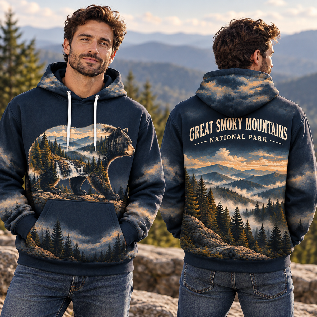 Great Smoky Mountains National Park Wild Within Hoodies