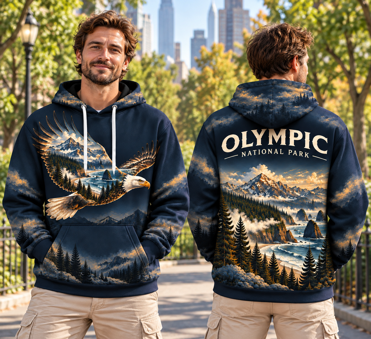 Olympic National Park Wild Within Hoodies