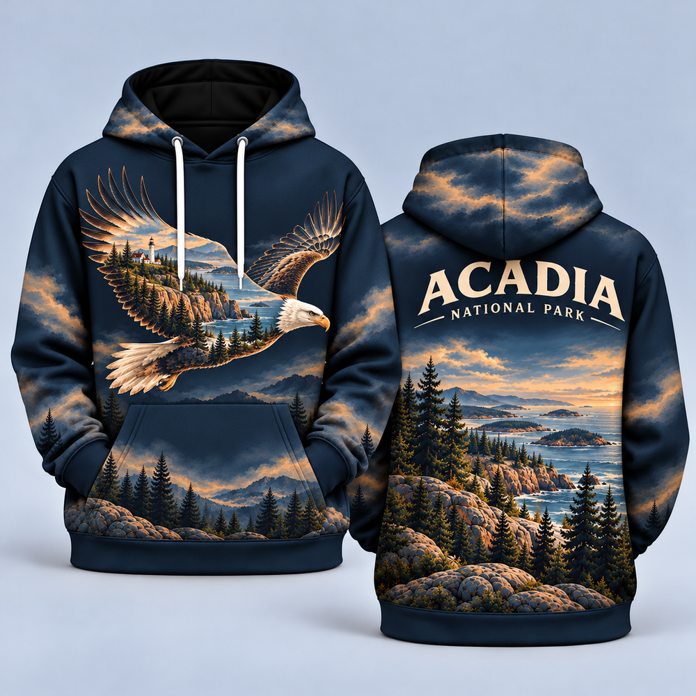 Acadia National Park Wild Within Hoodies