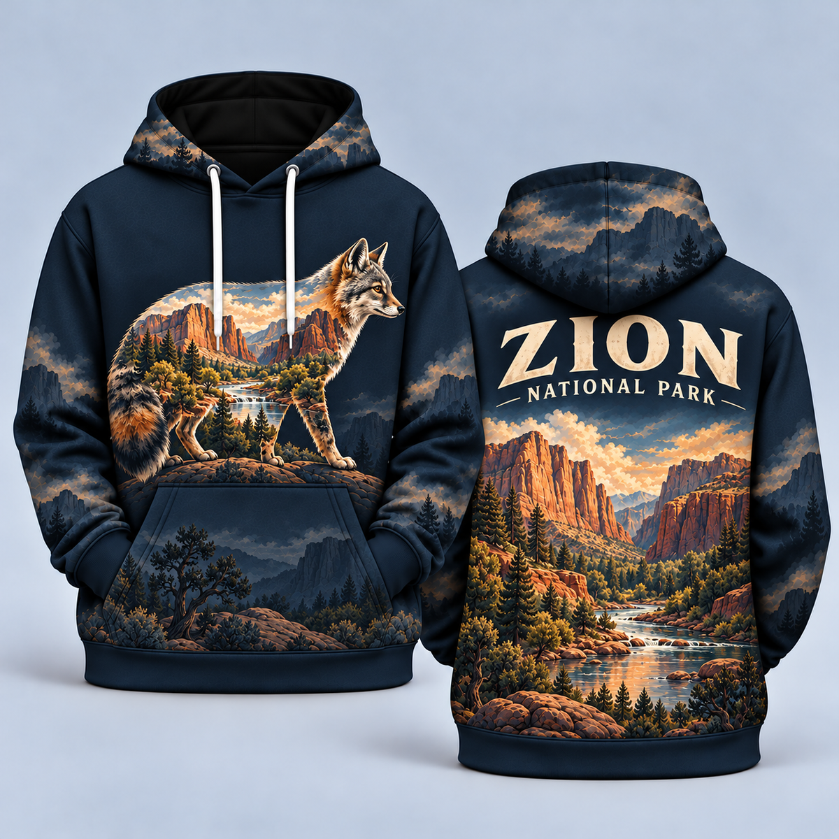 Zion National Park Wild Within Hoodies
