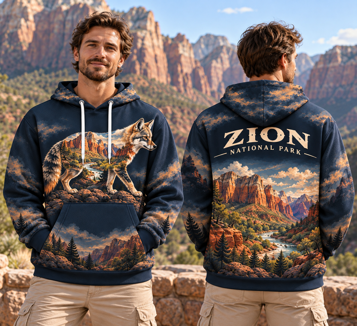 Zion National Park Wild Within Hoodies