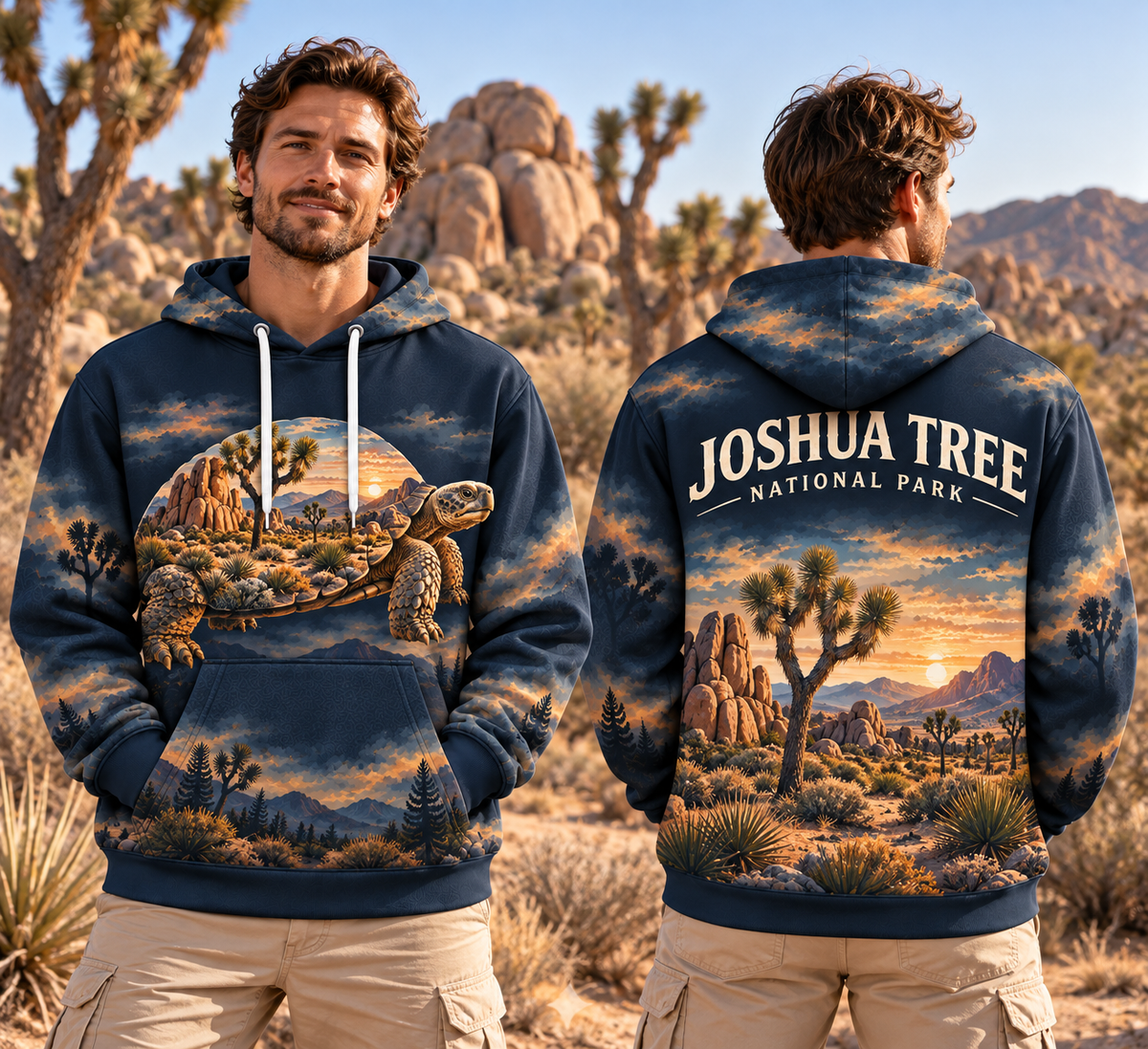 Joshua Tree National Park Wild Within Hoodies