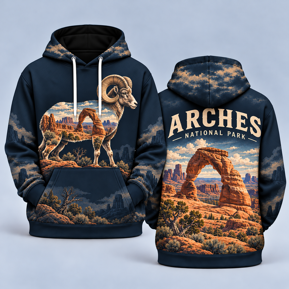 Arches National Park Wild Within Hoodies