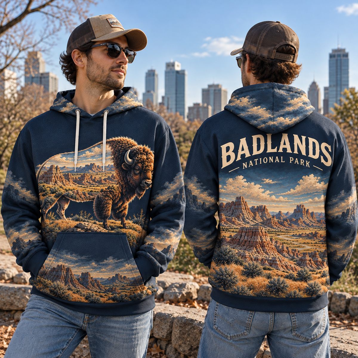 Badlands National Park Wild Within Hoodies
