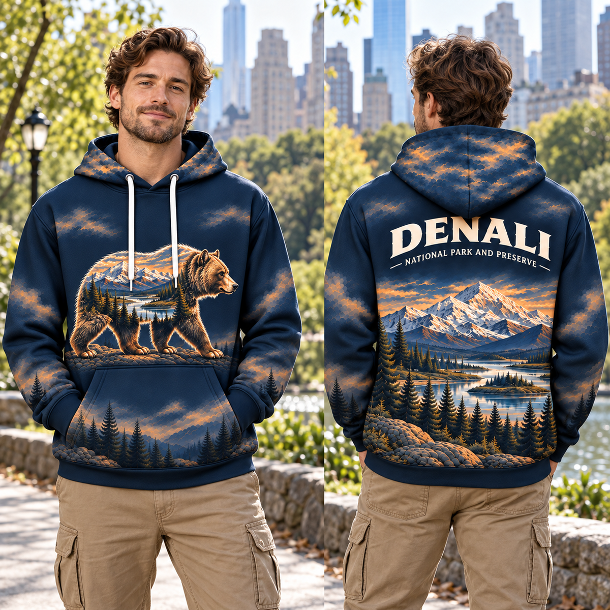 Denali National Park and Preserve Wild Within Hoodies