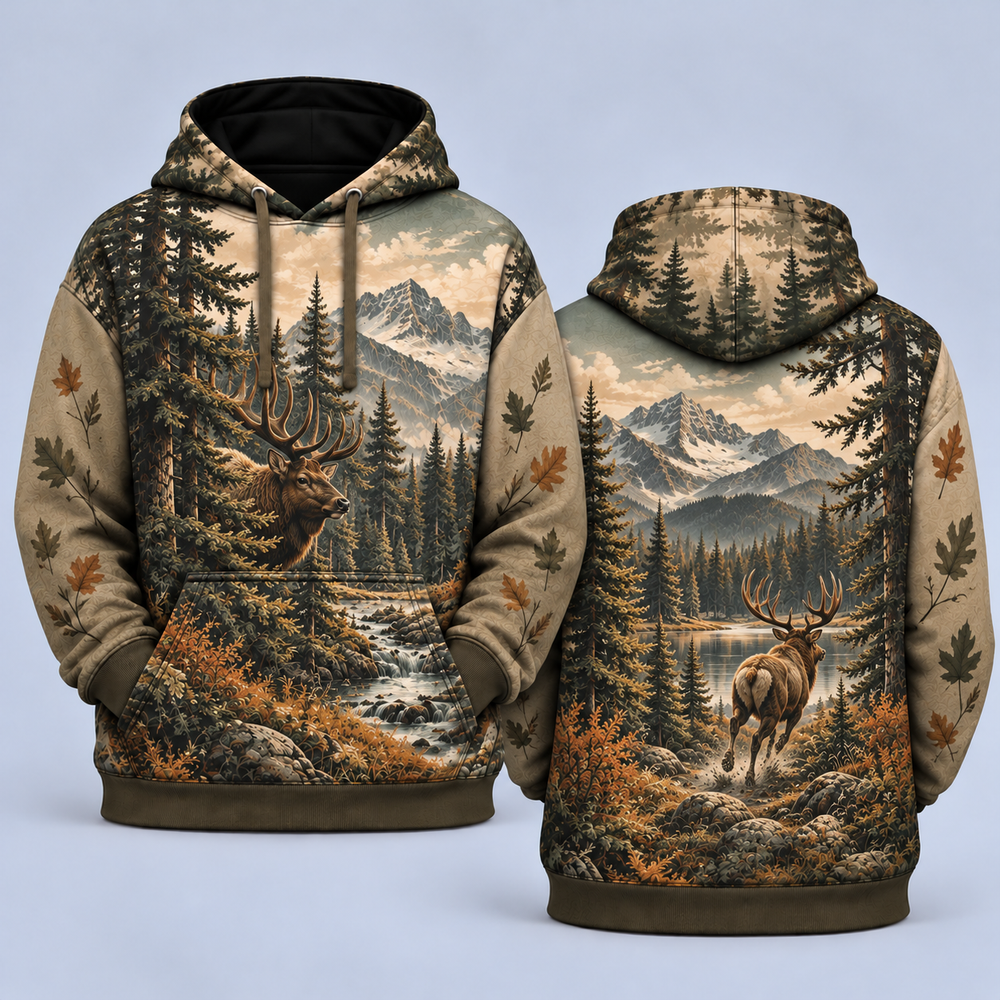 Elk Hunting Hoodies
