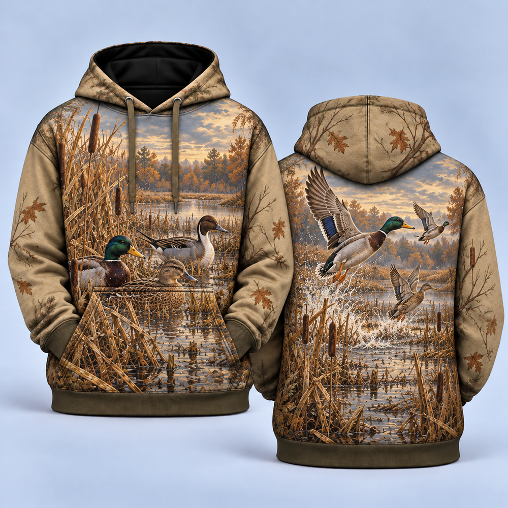 Ducks Hunting Hoodies