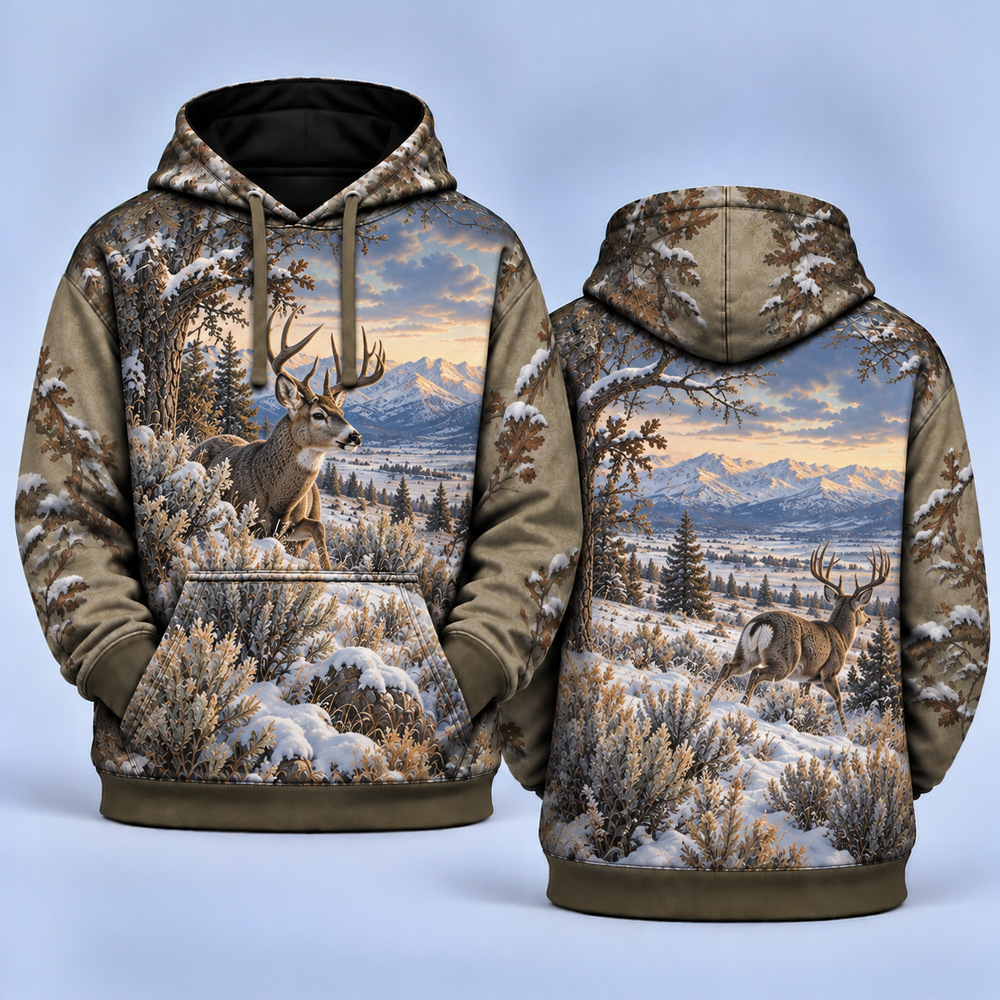 Mule Deer Hunting Hoodies