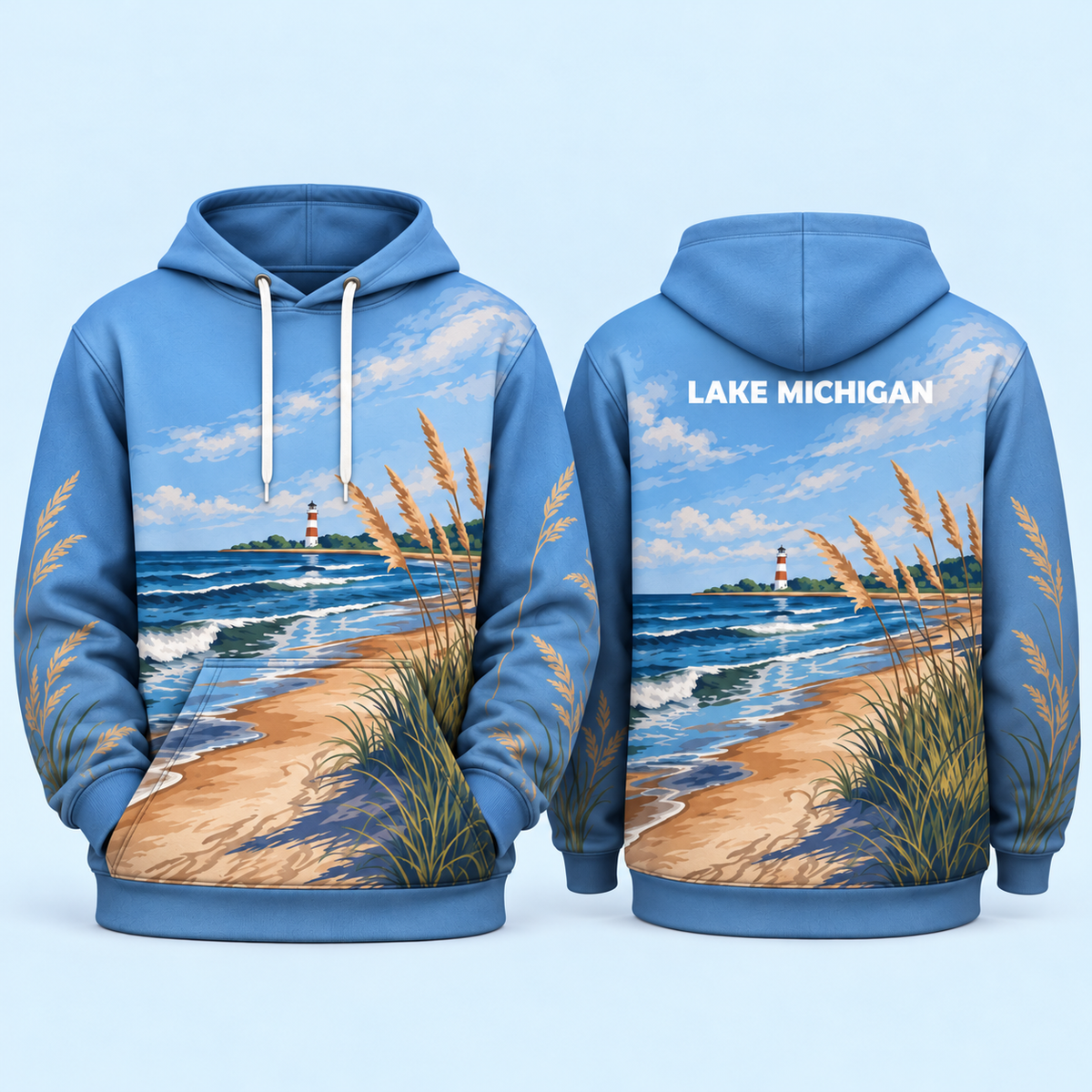Lake Michigan Hoodies