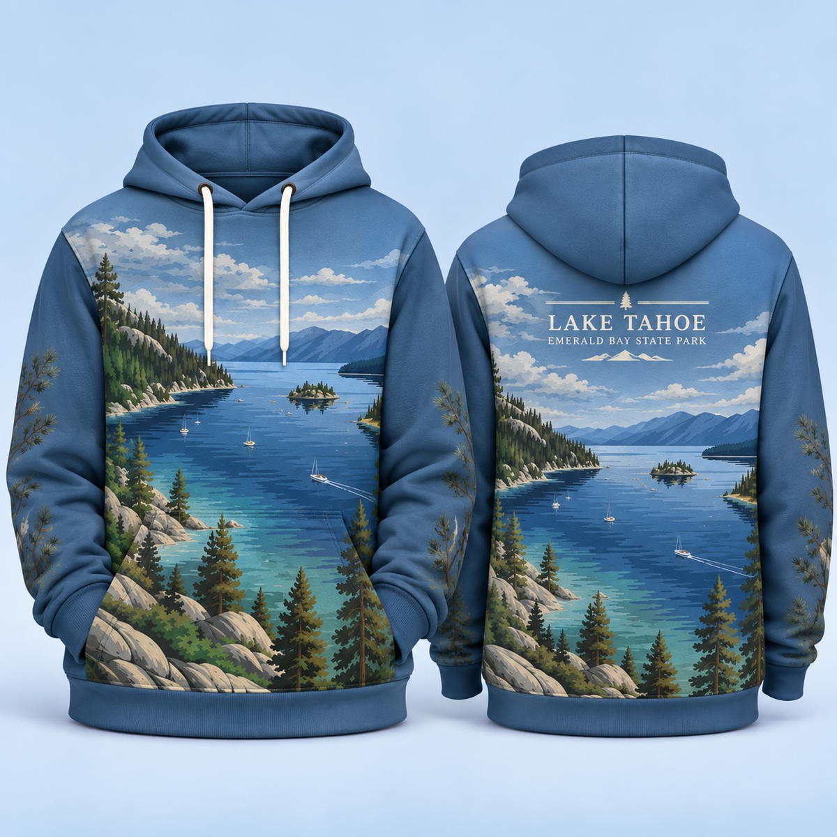 Lake Tahoe - Emerald Bay State Park Hoodies