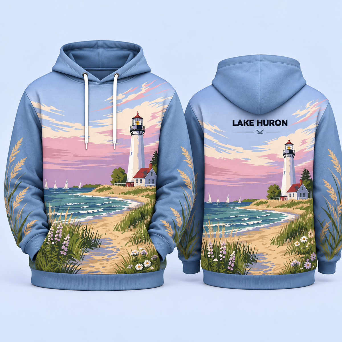 Lake Huron Hoodies