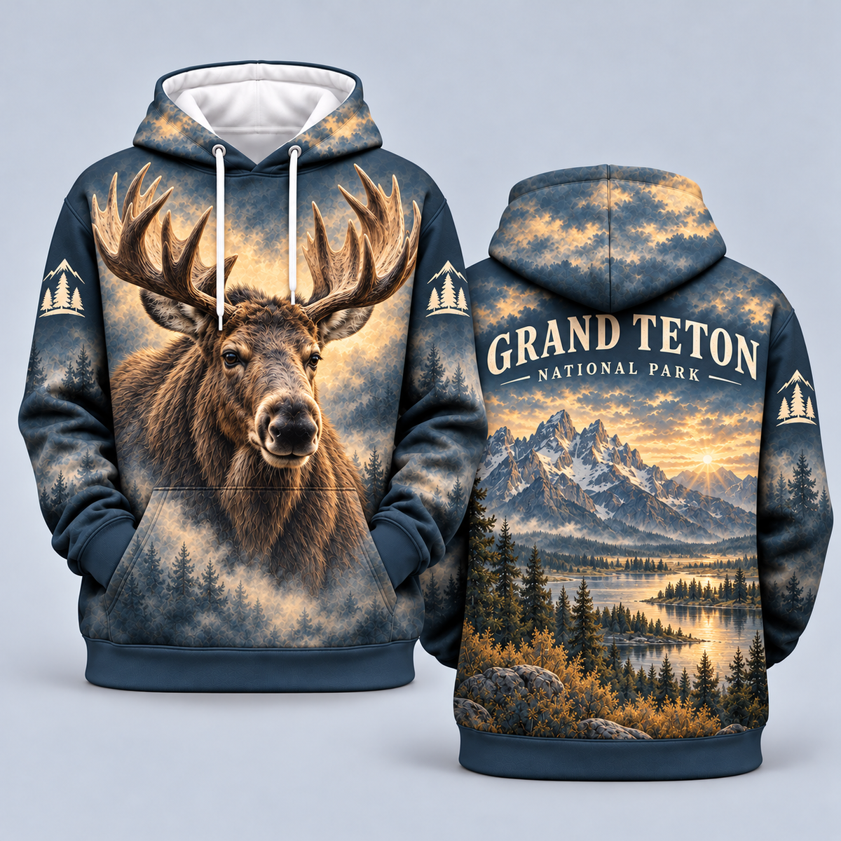 Grand Teton National Park Wildlife Hoodies