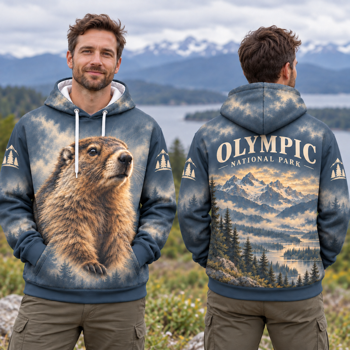 Olympic National Park Wildlife Hoodies