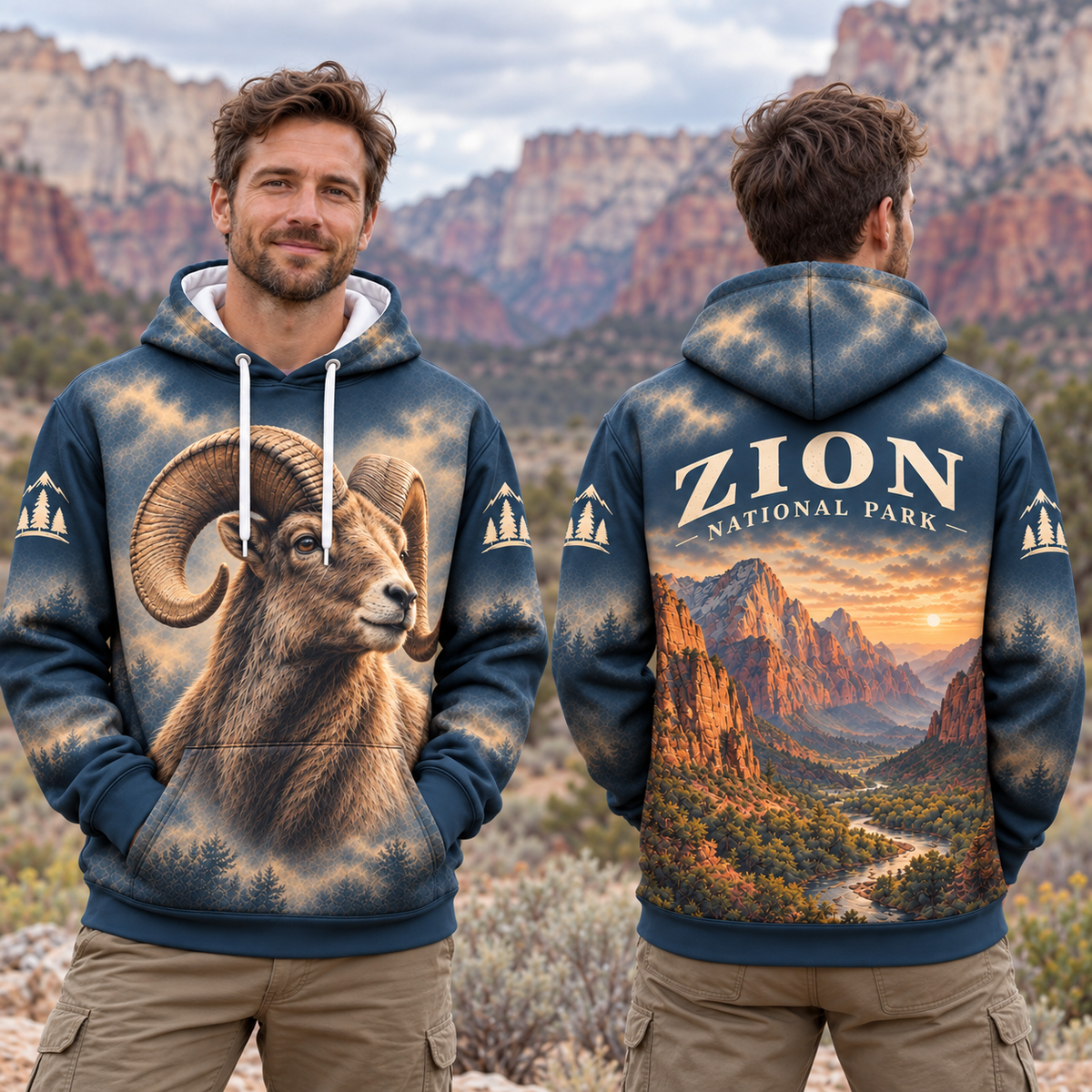 Zion National Park Wildlife Hoodies