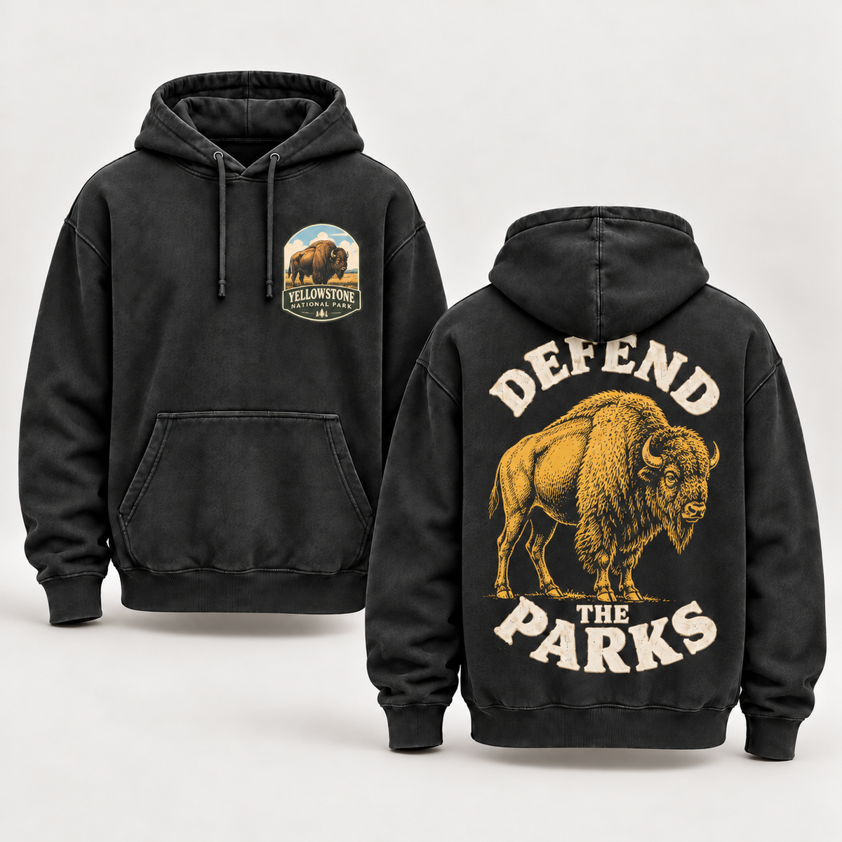 Yellowstone National Park | Defend The Park Hoodie