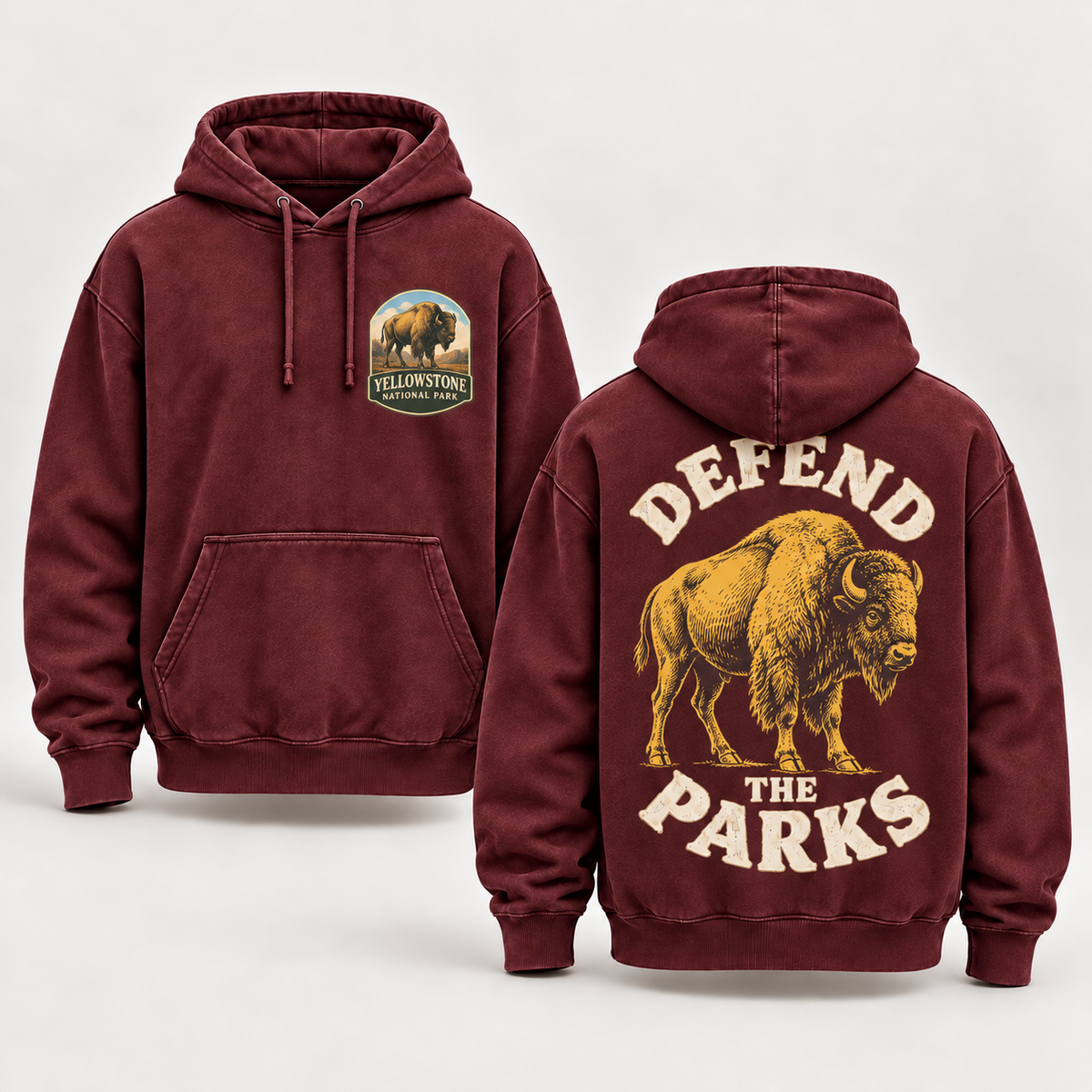 Yellowstone National Park | Defend The Park Hoodie