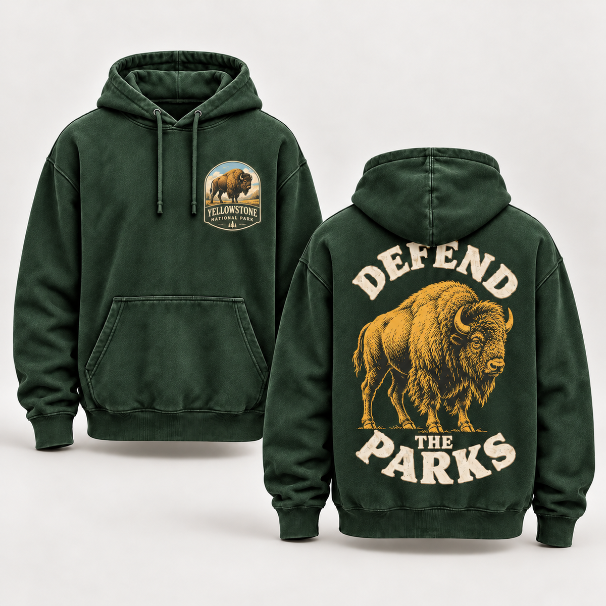 Yellowstone National Park | Defend The Park Hoodie