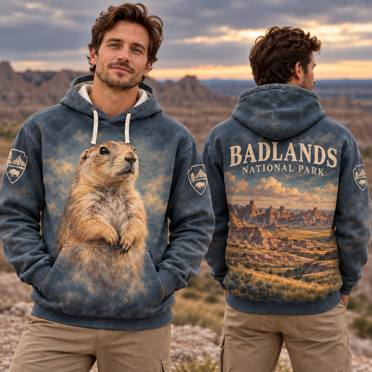 Badlands National Park Wildlife Hoodies