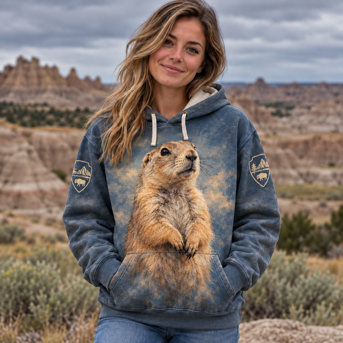 Badlands National Park Wildlife Hoodies