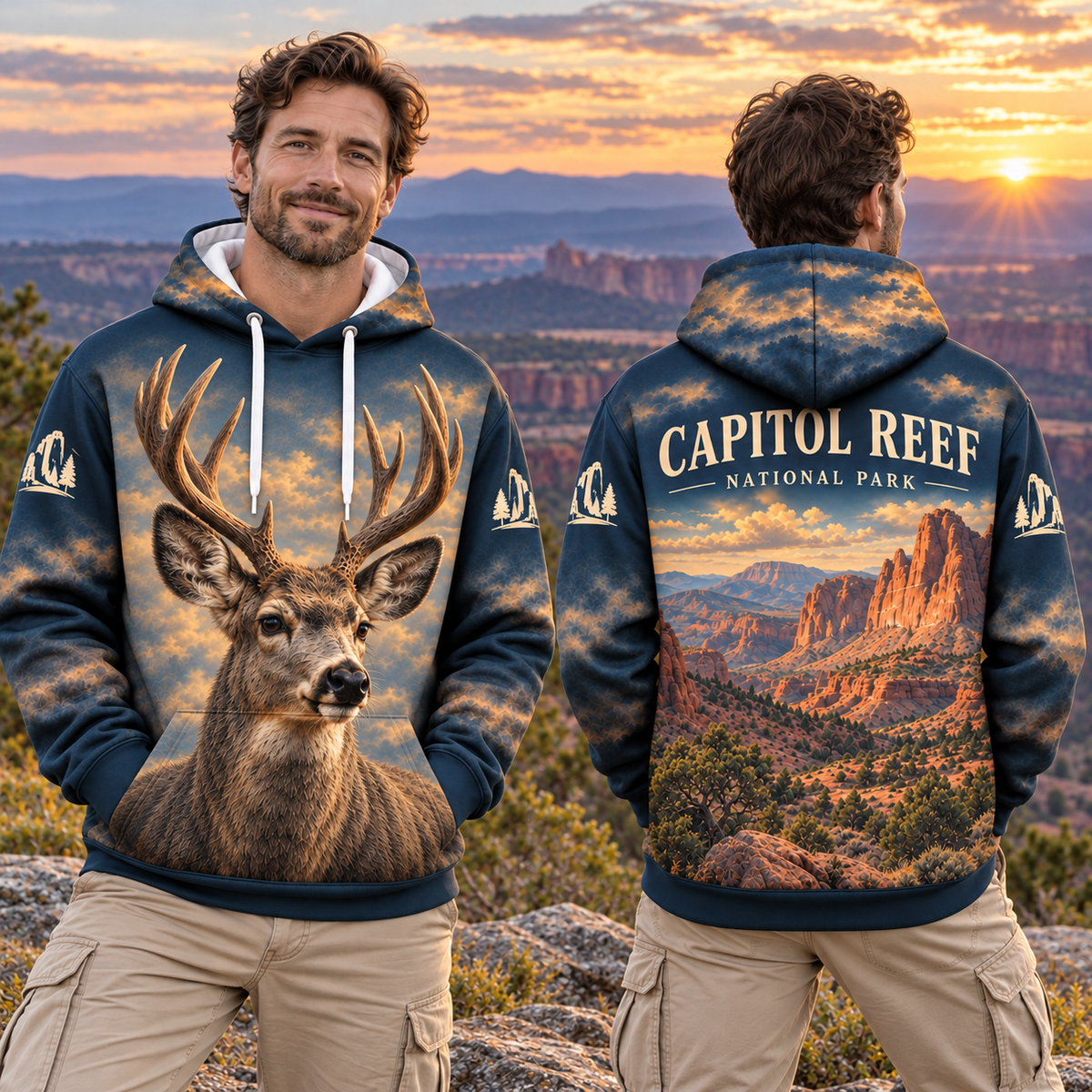 Capitol Reef National Park Wildlife Hoodies