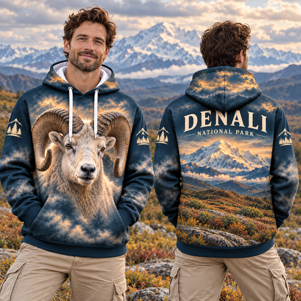 Denali National Park Wildlife Hoodies