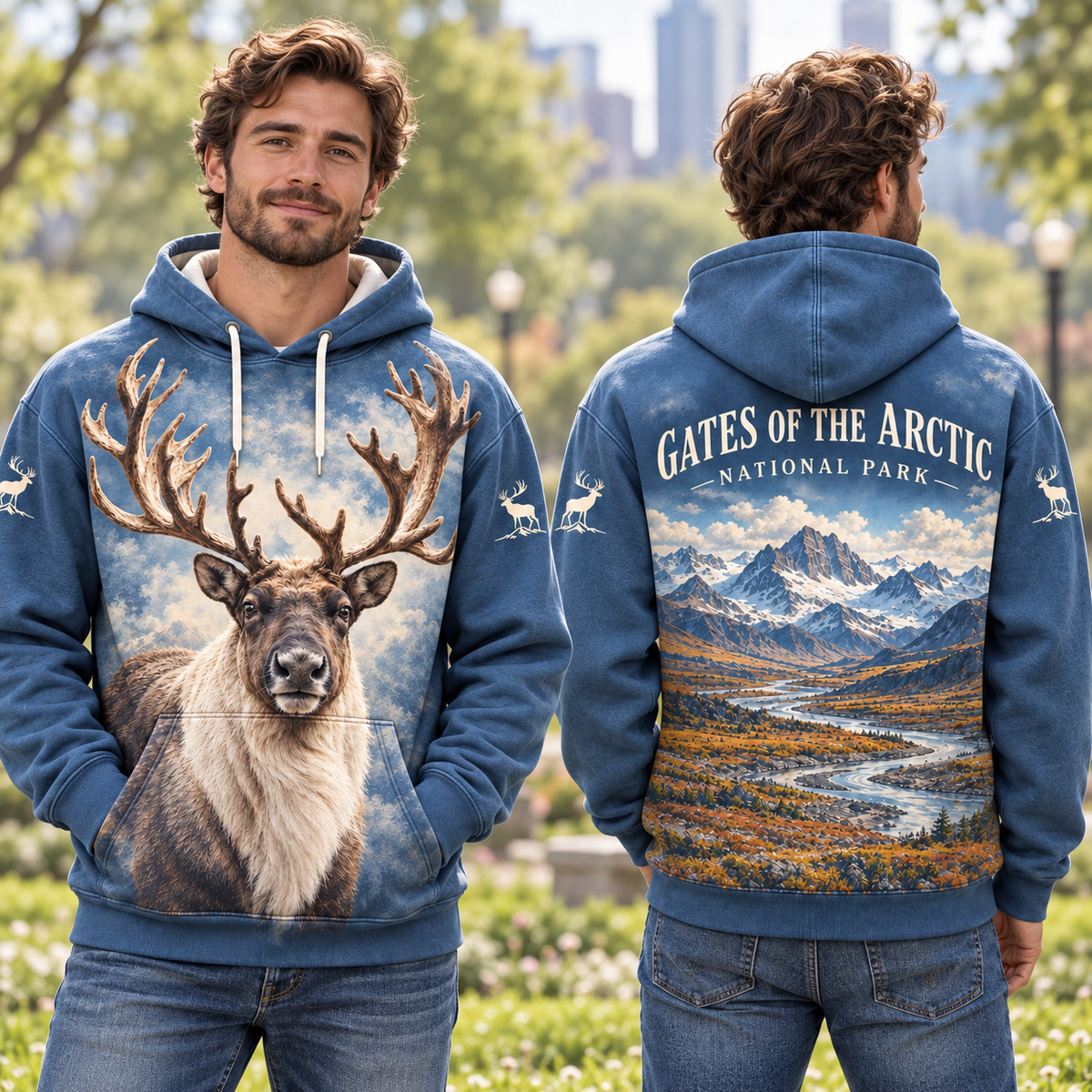 Gates of the Arctic National Park Wildlife Hoodies