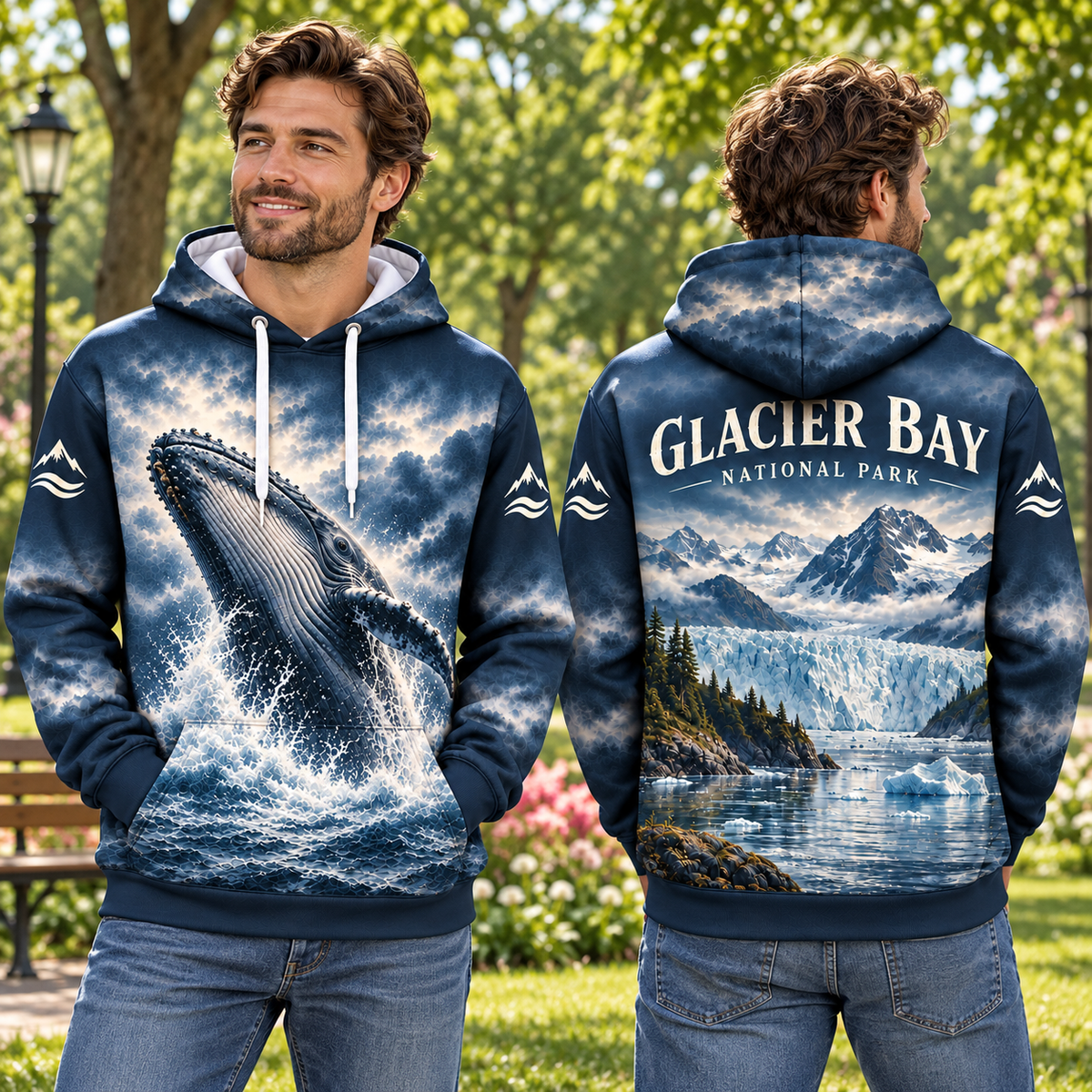 Glacier Bay National Park Wildlife Hoodies