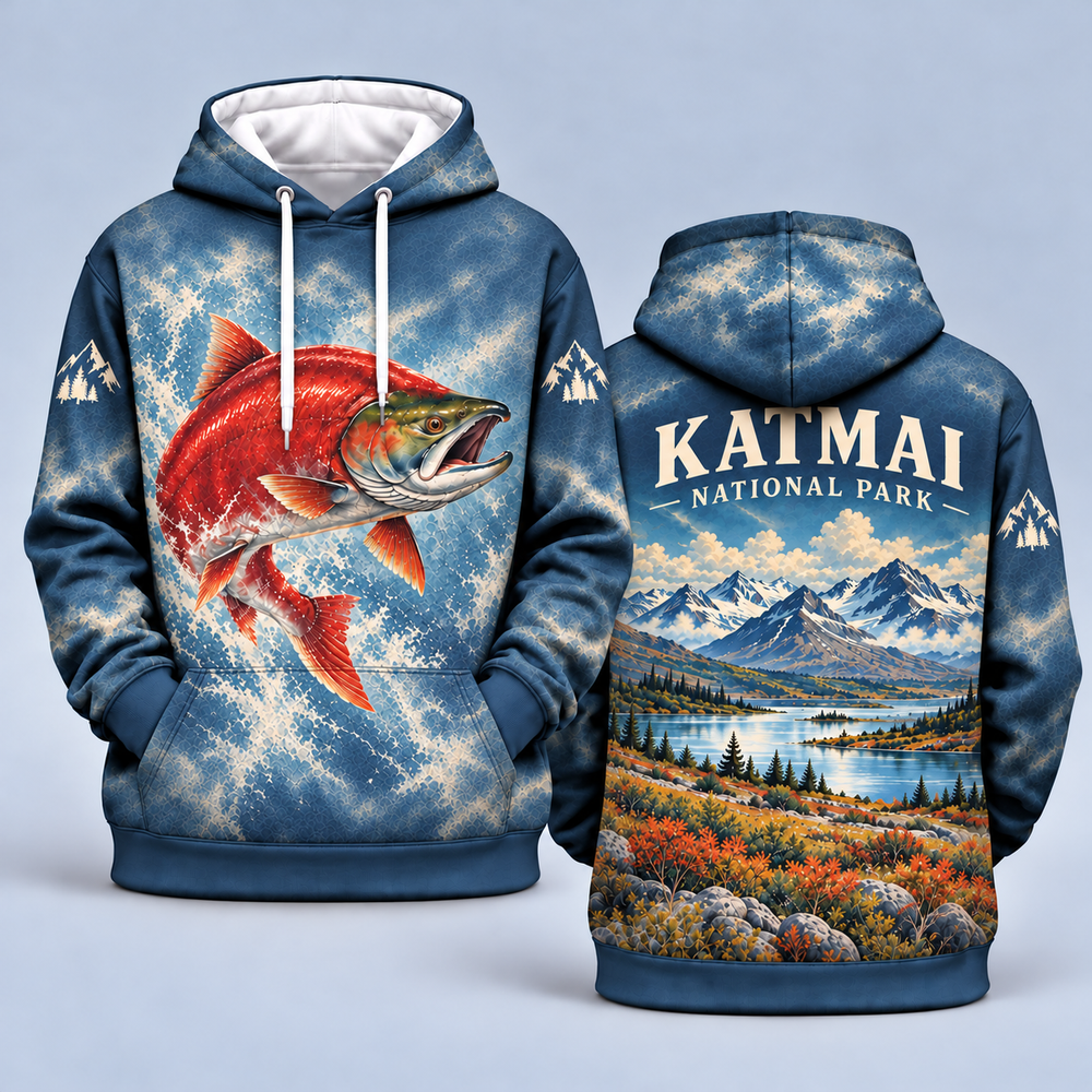 Katmai National Park Wildlife Hoodies