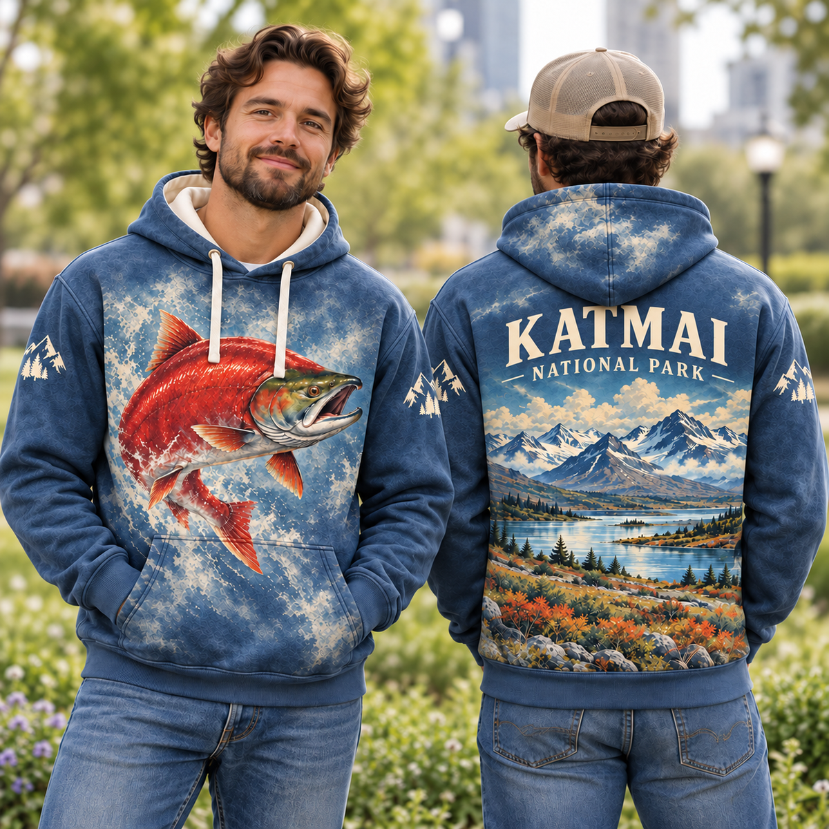 Katmai National Park Wildlife Hoodies