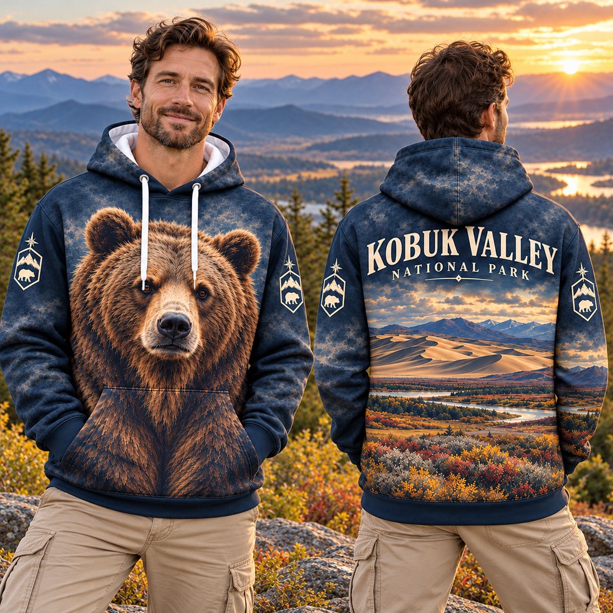 Kobuk Valley National Park Wildlife Hoodies