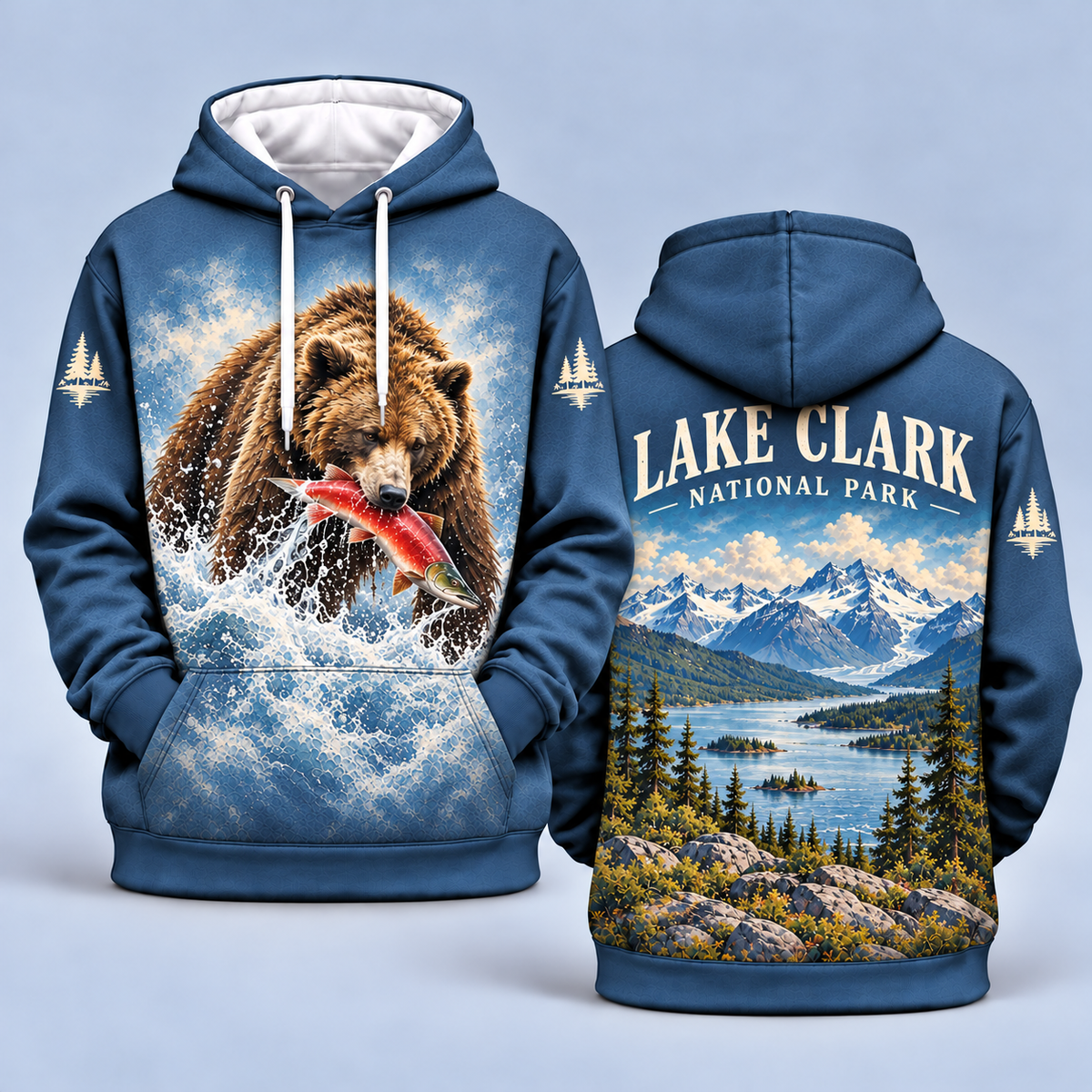 Lake Clark National Park Wildlife Hoodies