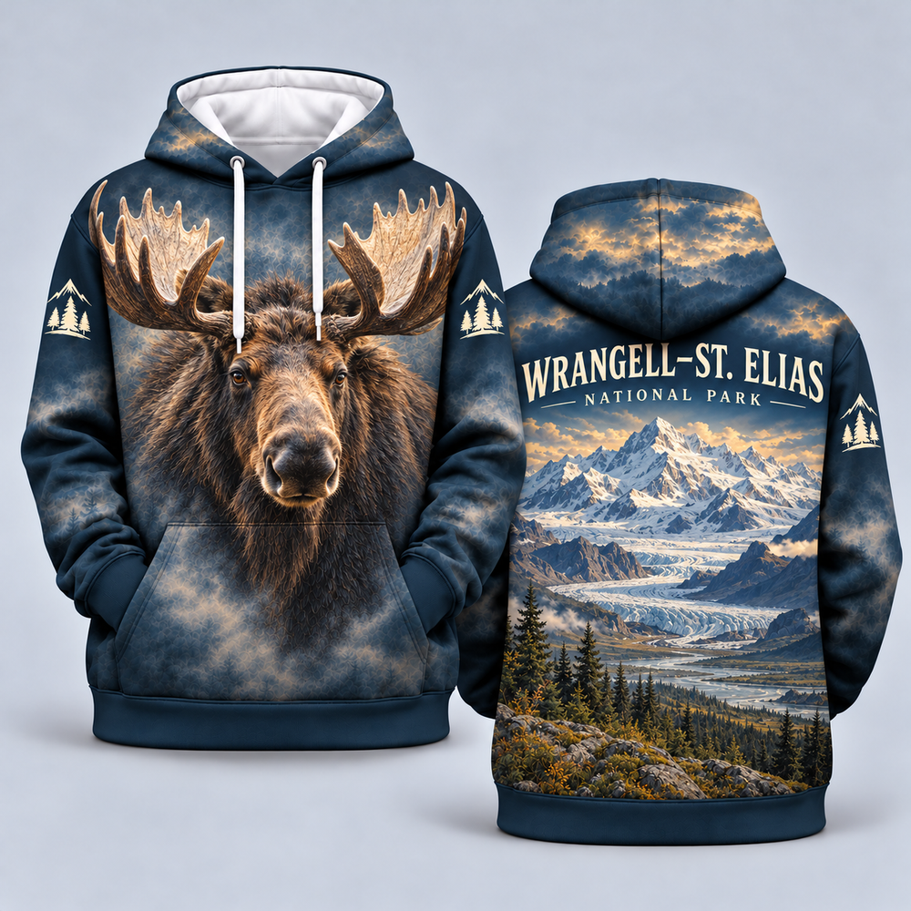 Wrangell–St. Elias National Park Wildlife Hoodies