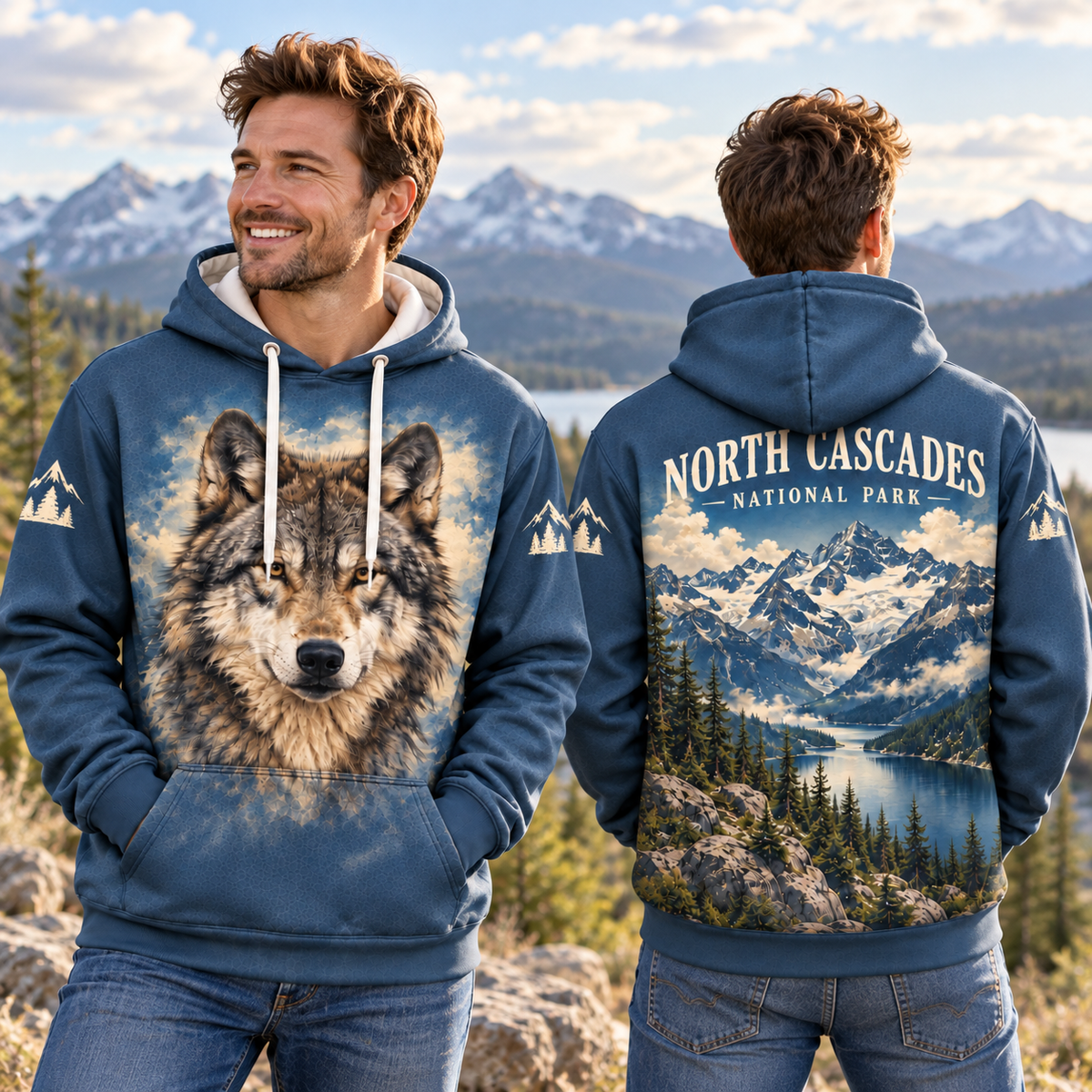 North Cascades National Park Wildlife Hoodies