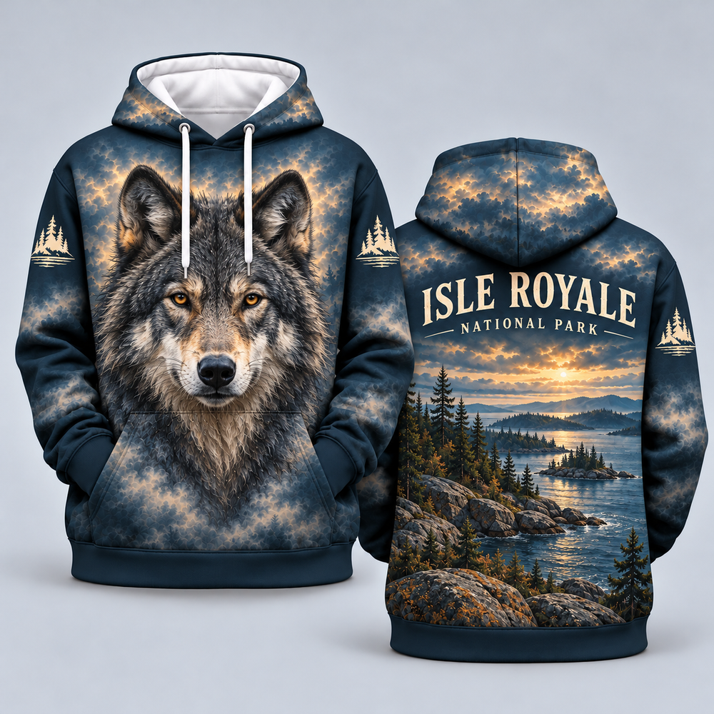 Isle Royale National Park Wildlife Hoodies