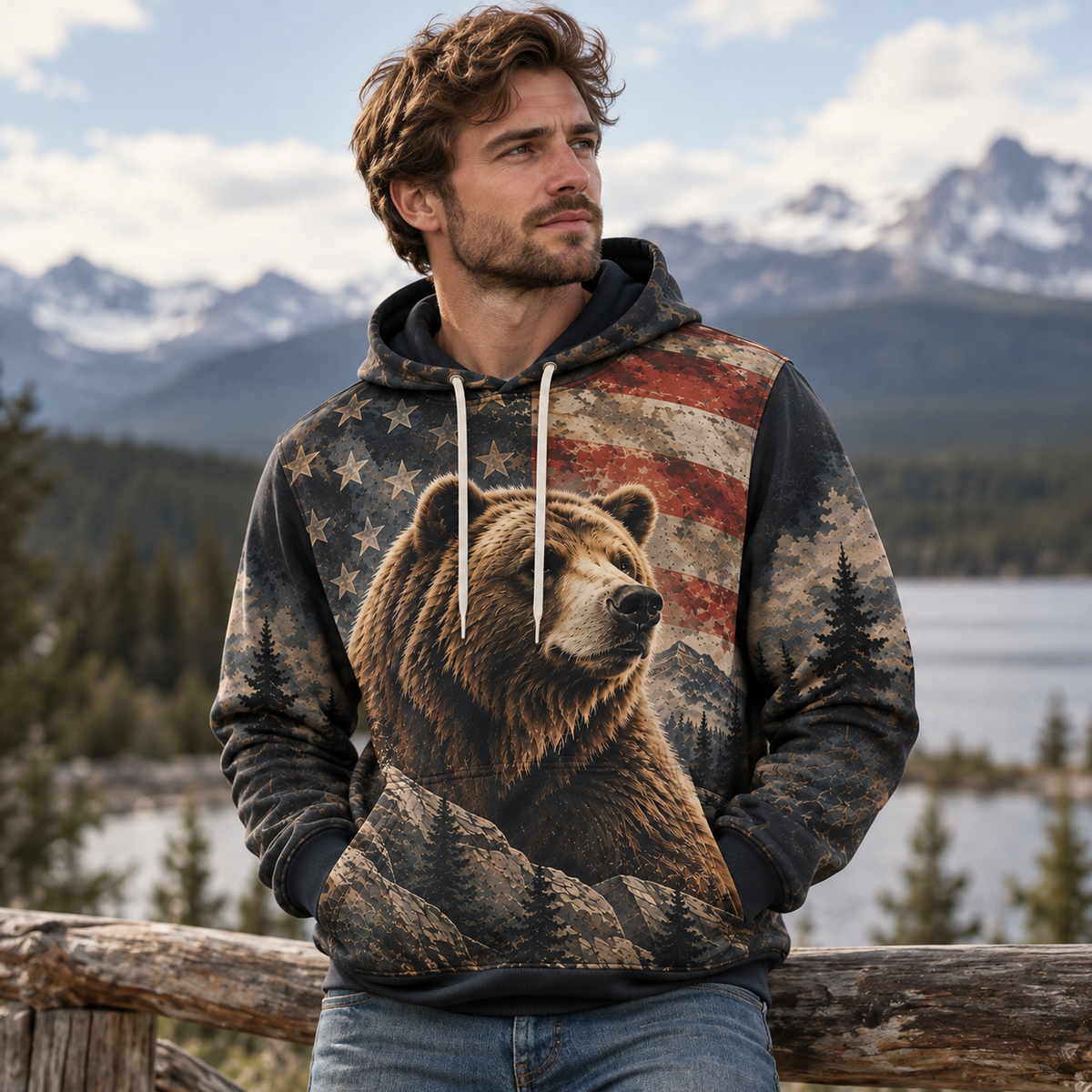 Brown Bear | Wild Animal Hoodies