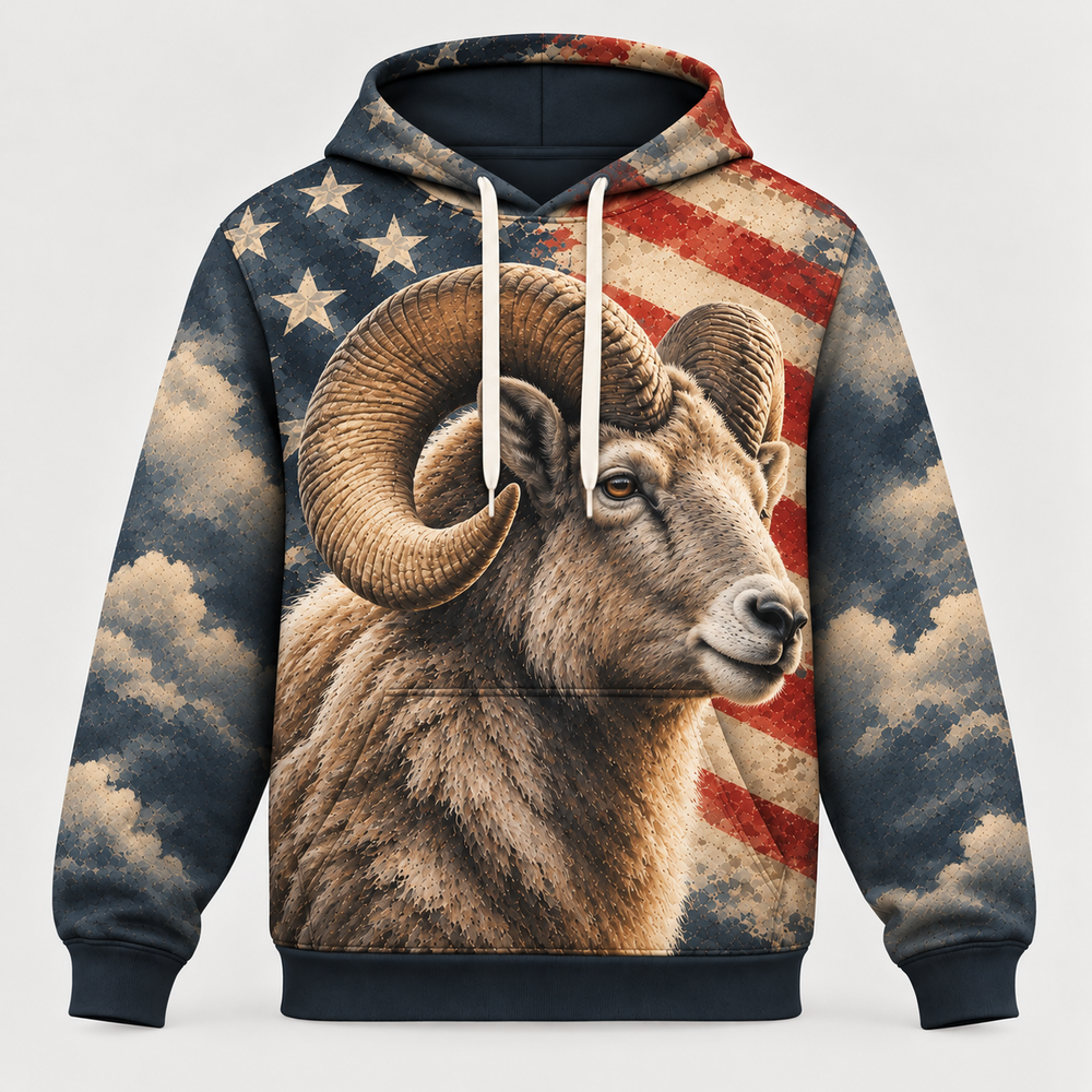 Bighorn Sheep | Wild Animal Hoodies
