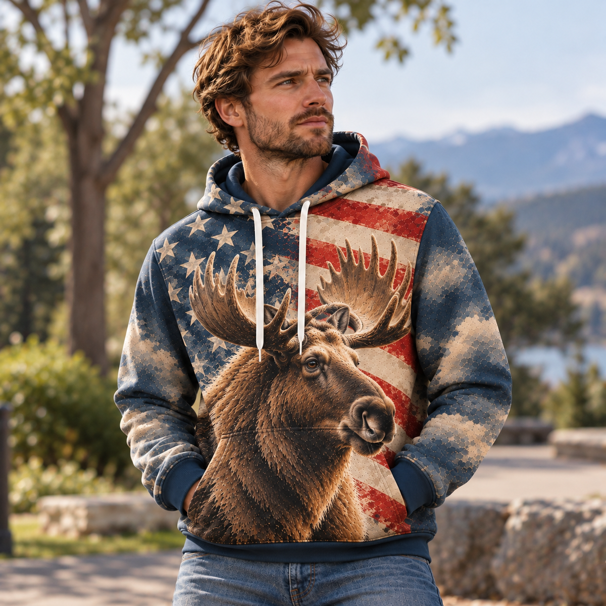 Moose | Wild Animal Hoodies